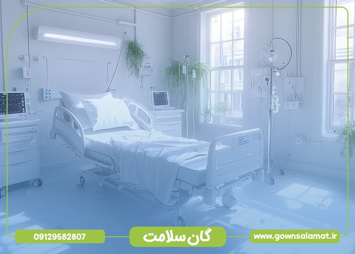 نقش تجهیزات جانبی در کنار تخت بیمار